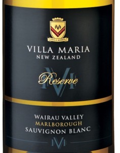 Villa Maria Reserve Wairau Valley Sauvignon Blanc 2012