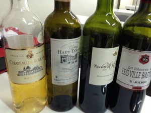 Tasting at Bordeaux Wine School