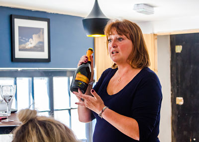 One Foot in the Grapes Jane Clare wine tasting