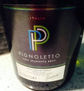 Tesco Pignoletto spumante review 