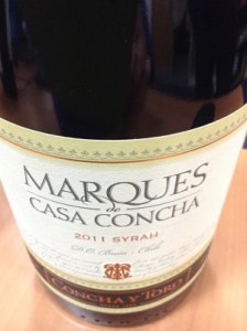 marques de casa concha 2011 syrah