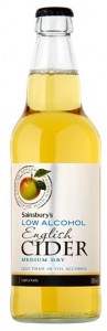 Sainsbury low alcohol cider review