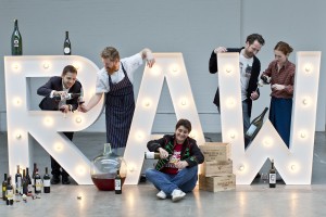 Isabelle Legeron, and the RAW wine fair team Credit Tom Moggach