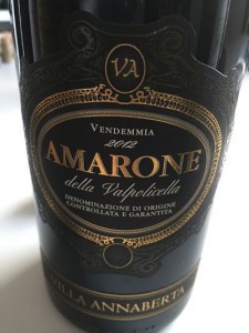 Villa Annaberta Amarone della Valpolicella, Co-op Italian wines