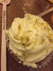 Gin and Tonic cupcake Dace Crosby gin tasting