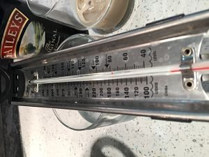 Baileys Christmas Fudge thermometer
