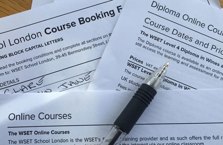 WSET wine my diploma diary