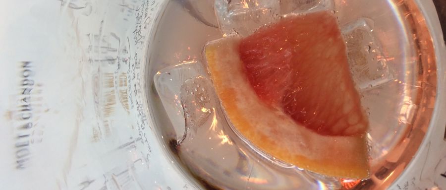 Moet Ice Imperial champagne with ice