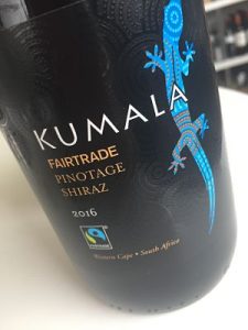 Kumala Fairtrade Pinotage Shiraz Co-operative wine