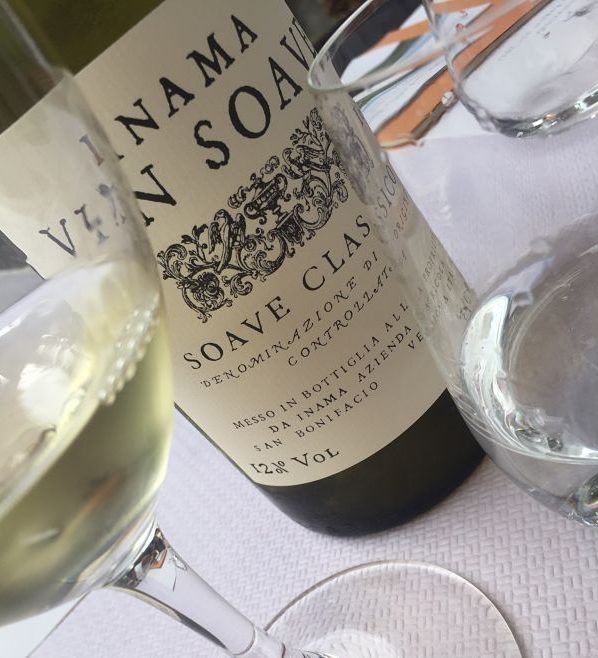 Inama Soave wine, tasted in the vineyards