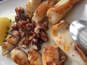 rias baixas squid and albariño wine one foot in the grapes