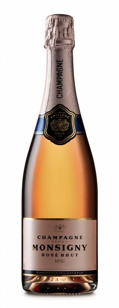 Veuve Monsigny Champagne Rose New Year's Eve wine