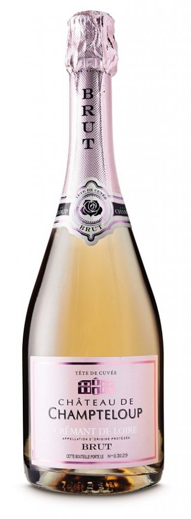 Chateau De Champteloup Crémant De Loire Rosé Valentine's Day