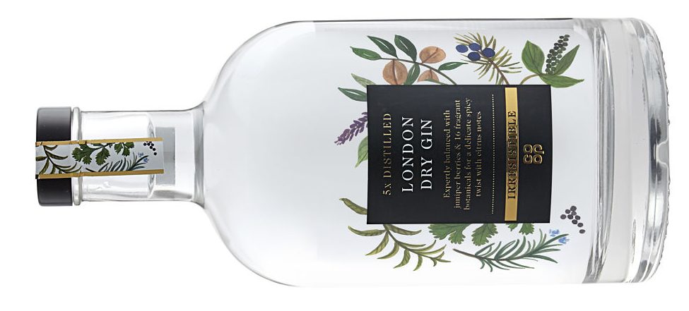 The Co-operative Irresistible London Dry Gin - gin reviews